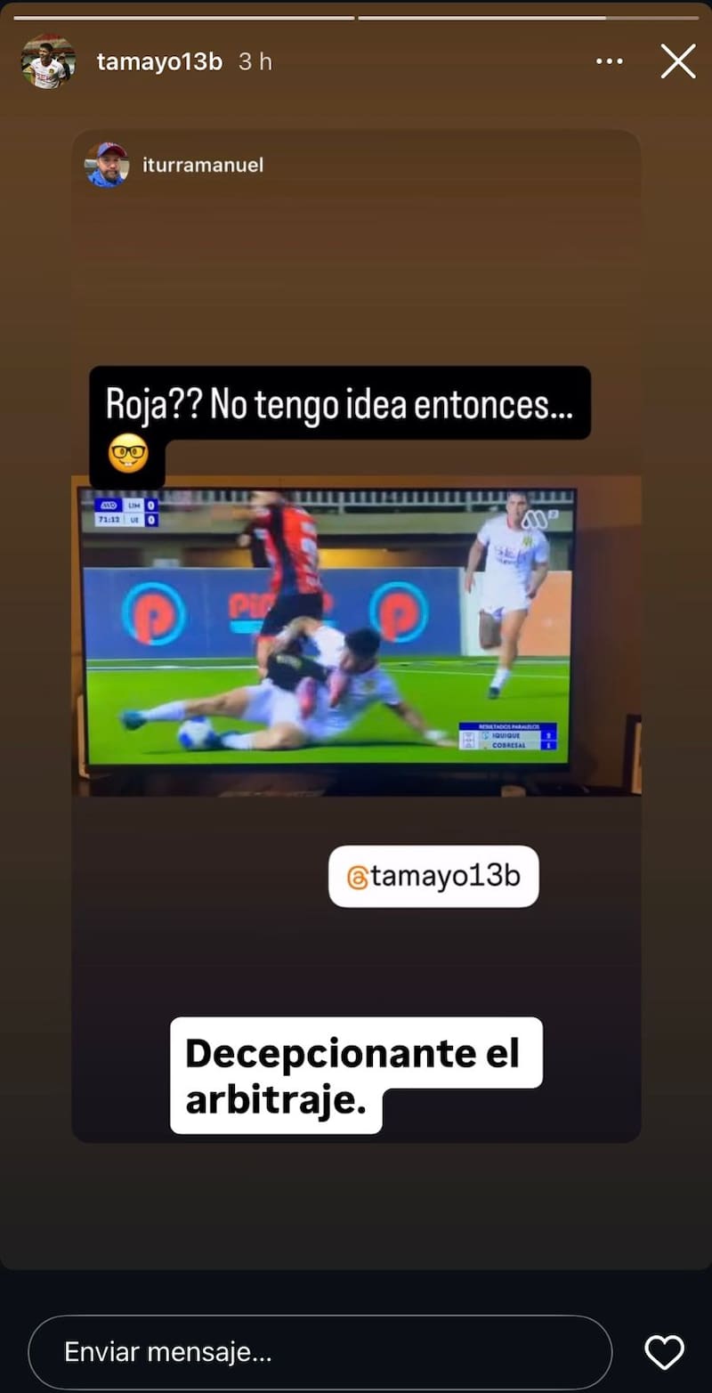 Se refirió a la expulsión de Tamayo.