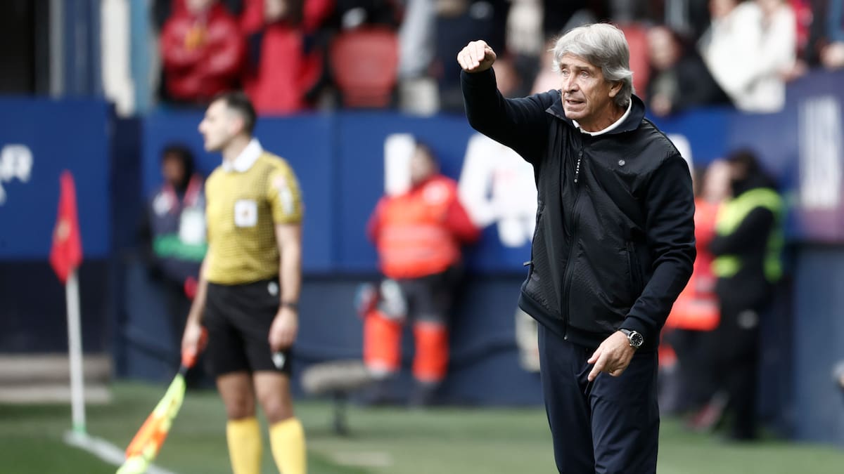 Manuel Pellegrini no dirigirá el primer partido del Betis en esta temporada