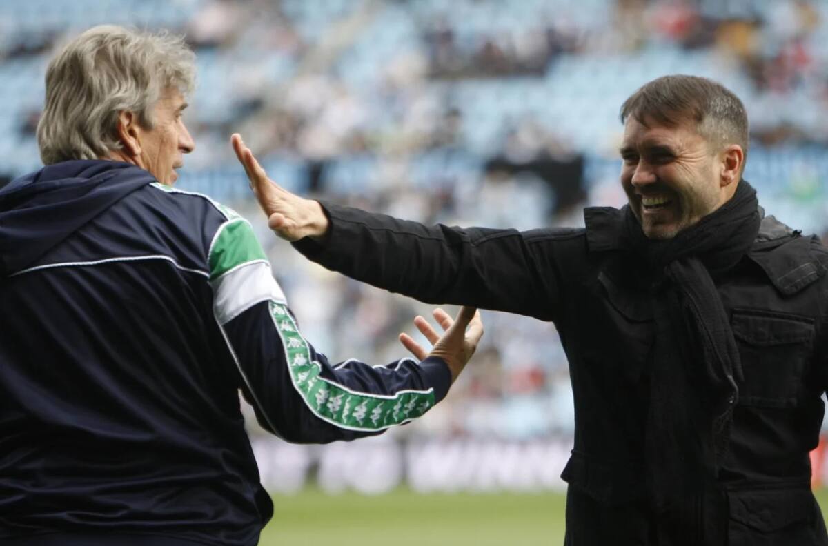 Eduardo Coudet anticipa el duelo ante el Betis y afirma que Pellegrini es su “padre futbolístico”