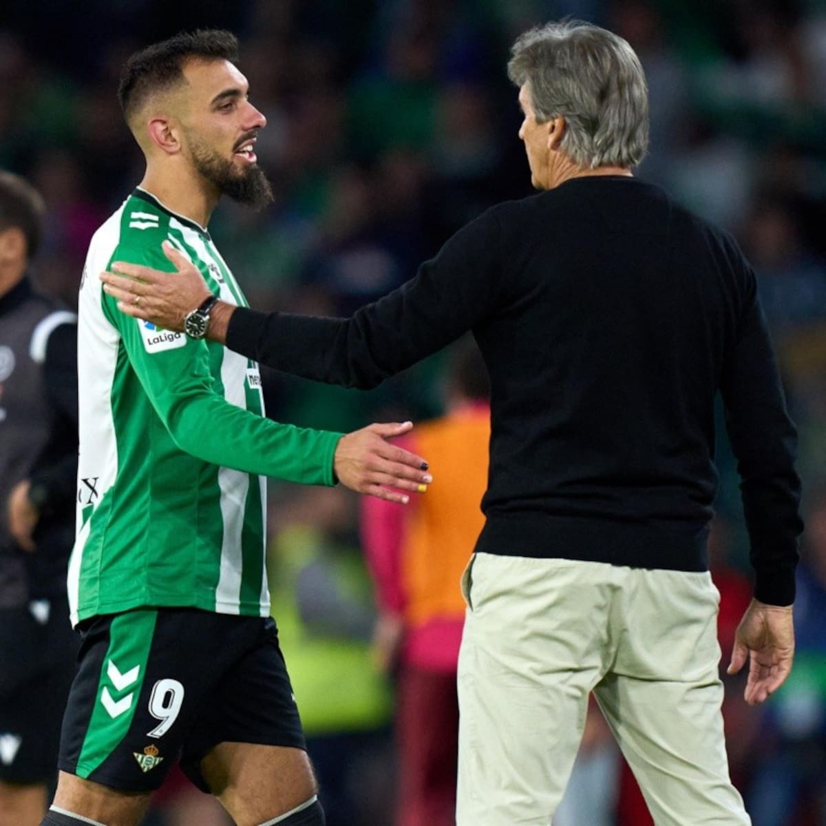 El entrenador chileno tiene una gran relación con Borja Iglesias.