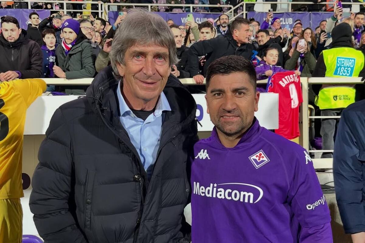junto a David Pizarro. Foto: @davidpizarro_official