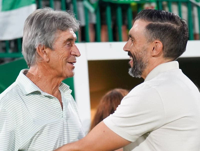 Para muchos Sarabia es el heredero de Pellegrini cuando decida dejar el Betis. Foto: @Betis.