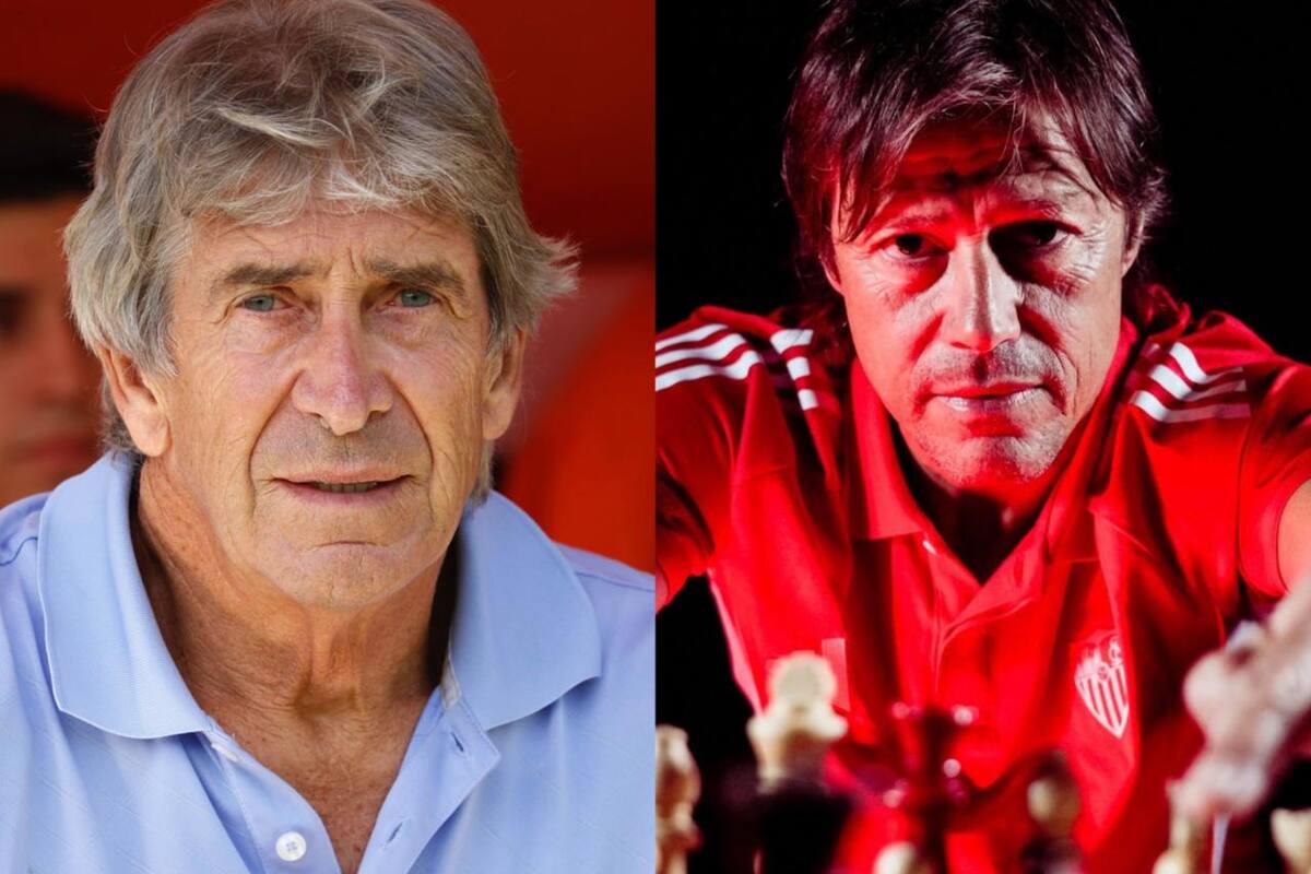 El Ingeniero se puso en el lugar del entrenador del Sevilla FC. Foto: ATON y Sevilla.