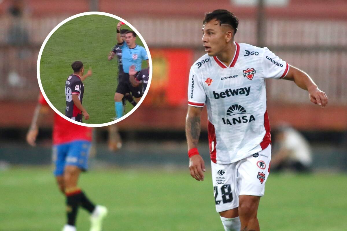 Manuel Rivera se refirió a las tarjetas que le mostró el árbitro, Matías Quila (FOTO: ATON y TNT Sports)