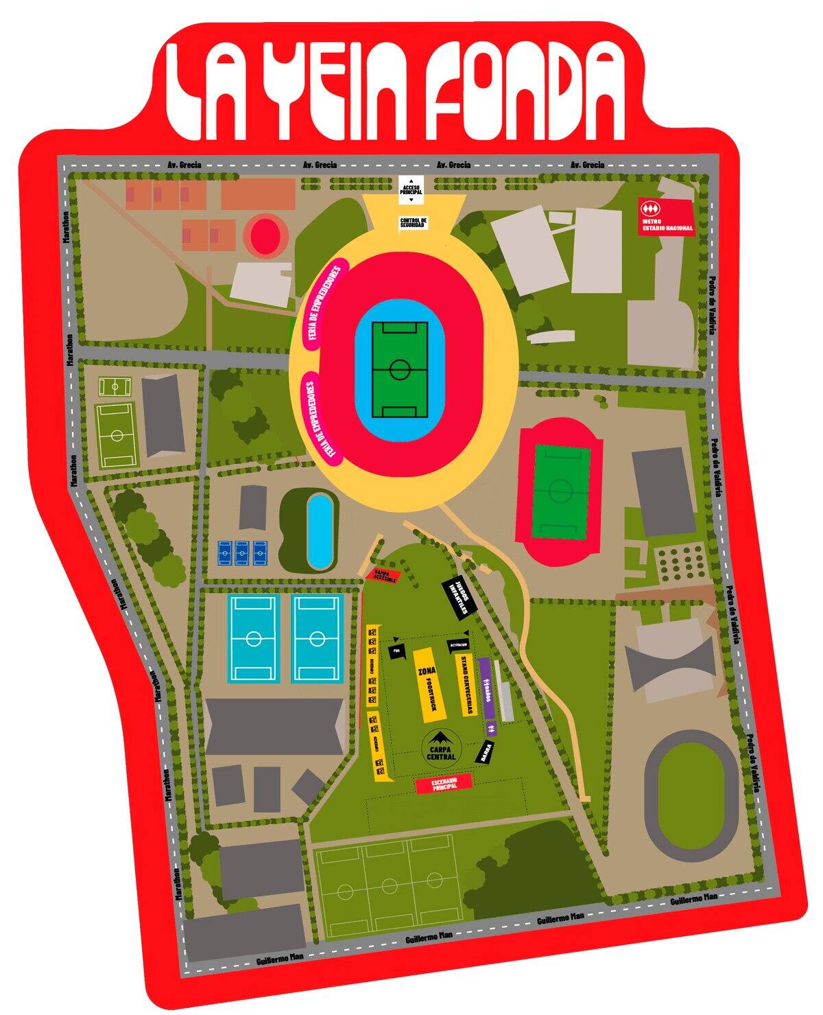 Mapa de la Yein Fonda 2024.