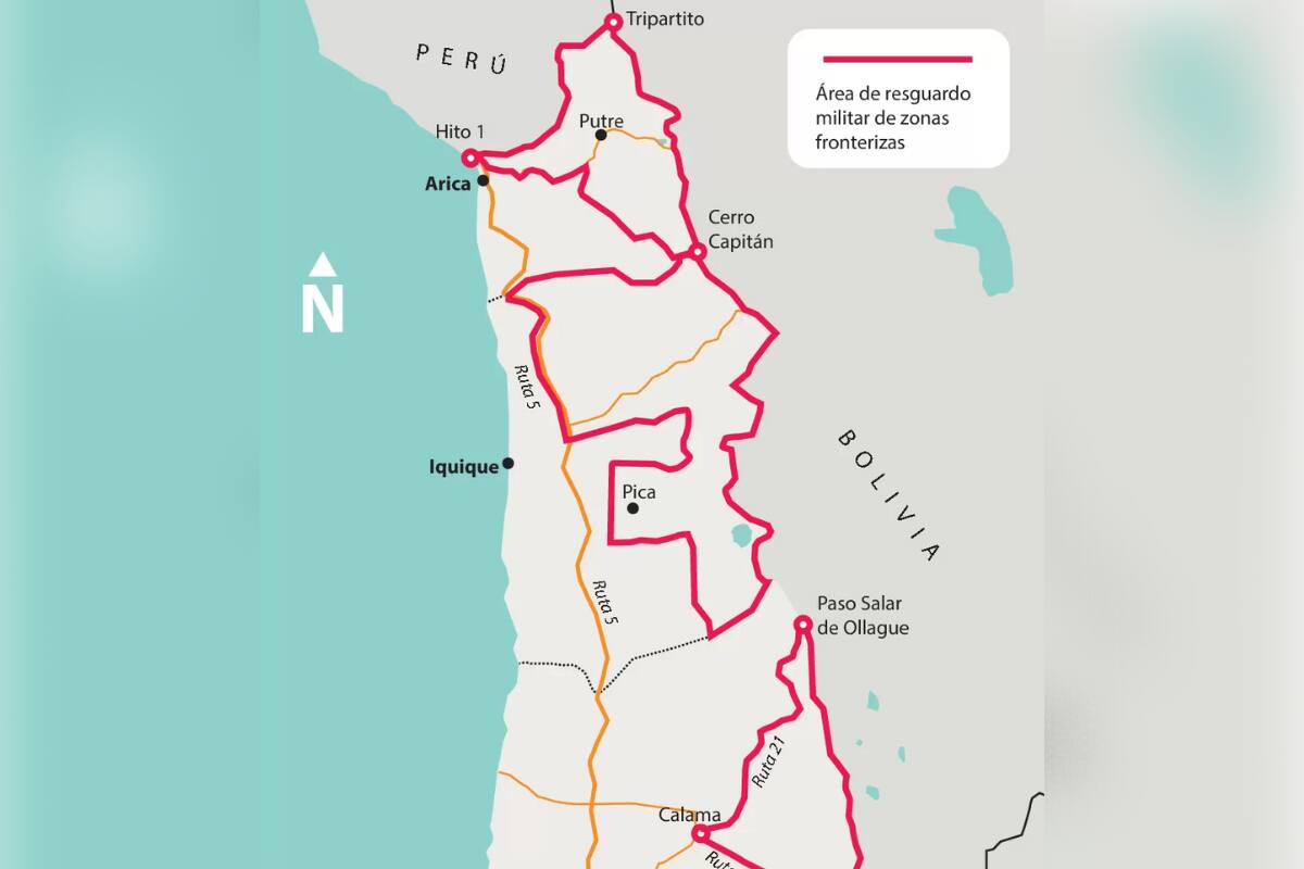 Son 600 los militares que se desplegaron por las regiones de Arica y Parinacota, Tarapacá y Antofagasta para vigilar la frontera. Créditos: LUN.