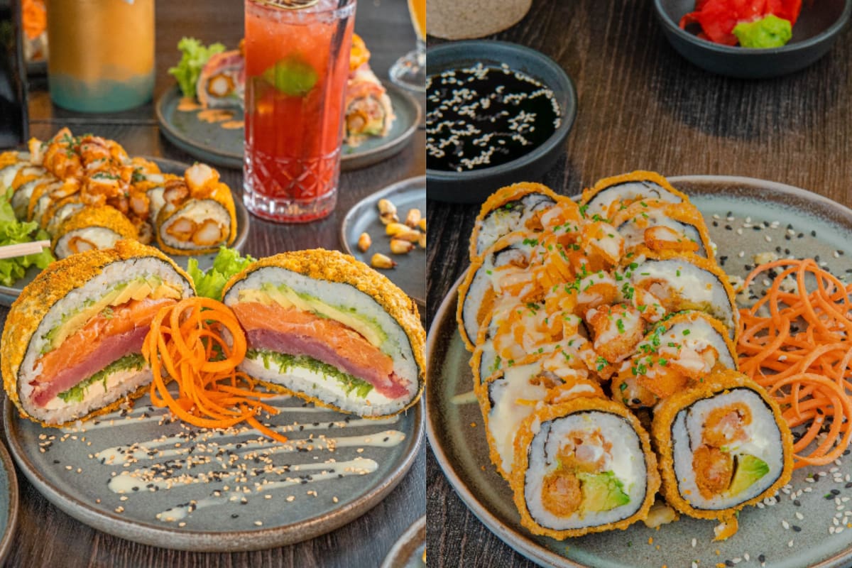 Este tenedor libre se ubica en la comuna de Providencia y permite pagos con Junaeb. Fotos: Marasushi vía Instagram.