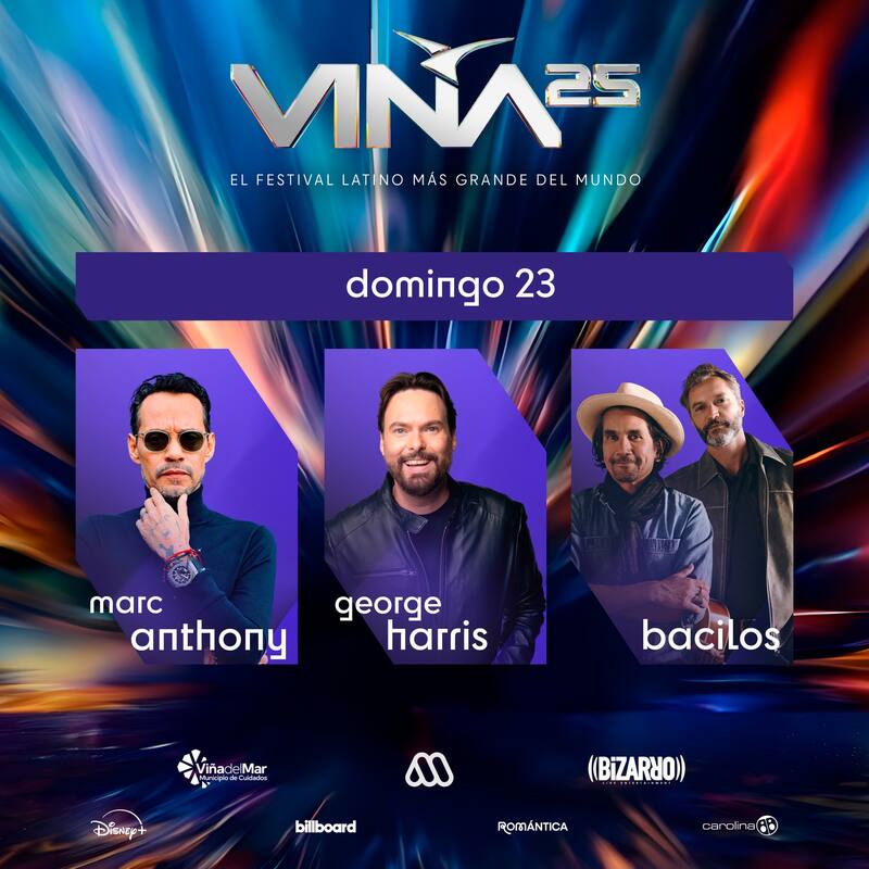 El artista se presenta en Viña 2025 junto a Bacilos y el humorista George Harris. Créditos: Facebook.