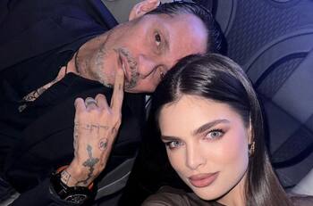 “Igualito a la mamá”: Marc Anthony y Nadia Ferreira muestran por primera vez a su bebé