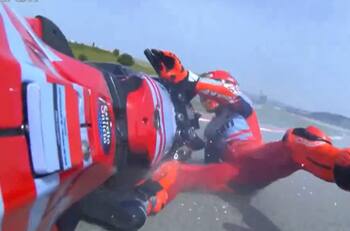 VIDEO | ¡Auch! Marc Márquez tuvo durísima caída en el GP de Portugal