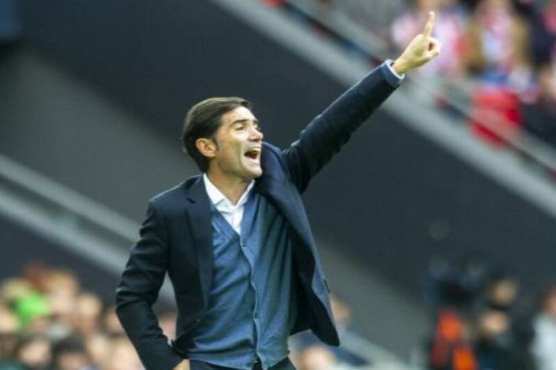 El entrenador Marcelino García Toral es conocido por la exigencia física que pide a sus dirigidos.