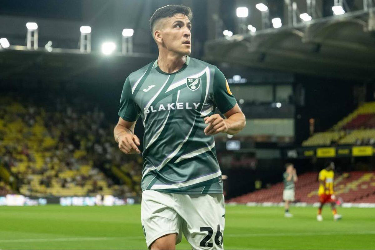 Anotó a mediados de semana en el triunfo ante Watford. Foto: Instagram Marcelino Núñez.