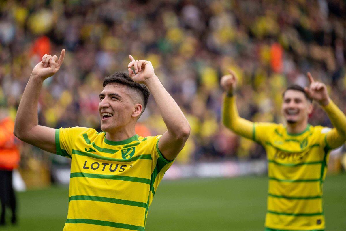 fue el artífice de la victoria de Norwich City sobre Ipswich Town. Foto: Norwich City.