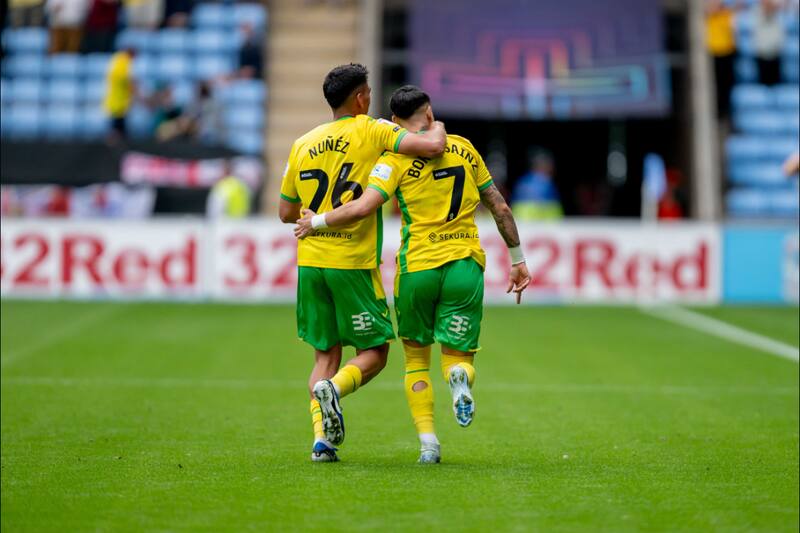 Marcelino Núñez se ha convertido en pieza clave del funcionamiento del Norwich. (Foto: @NorwichCityFC)