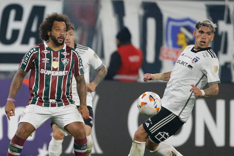 en el partido de Fluminense ante Colo Colo por la Copa Libertadores 2024.