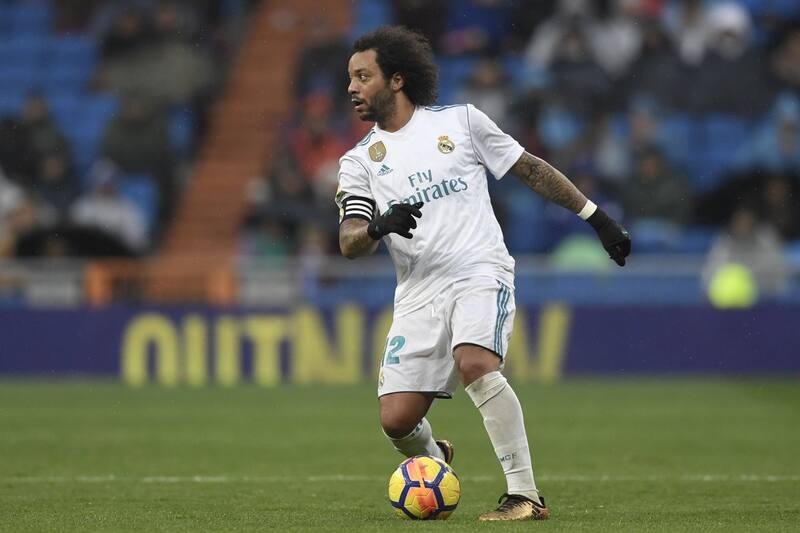 Marcelo en su paso por Real Madrid.