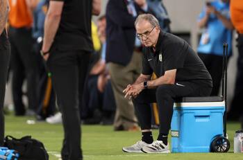 VIDEO | La imagen de Bielsa que se hizo viral tras la victoria de Uruguay ante Brasil por Copa América
