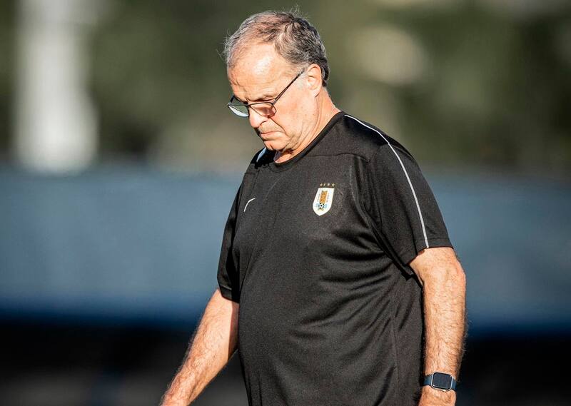 Marcelo Bielsa, DT de Uruguay. EFE