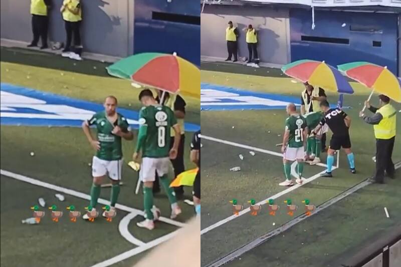 El polémico gesto del exUniversidad de Chile.