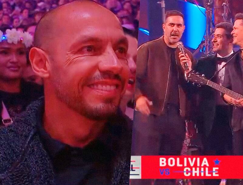 El volante de la U miró en primera fila la aparición de Claudio Bravo en Viña 2025.