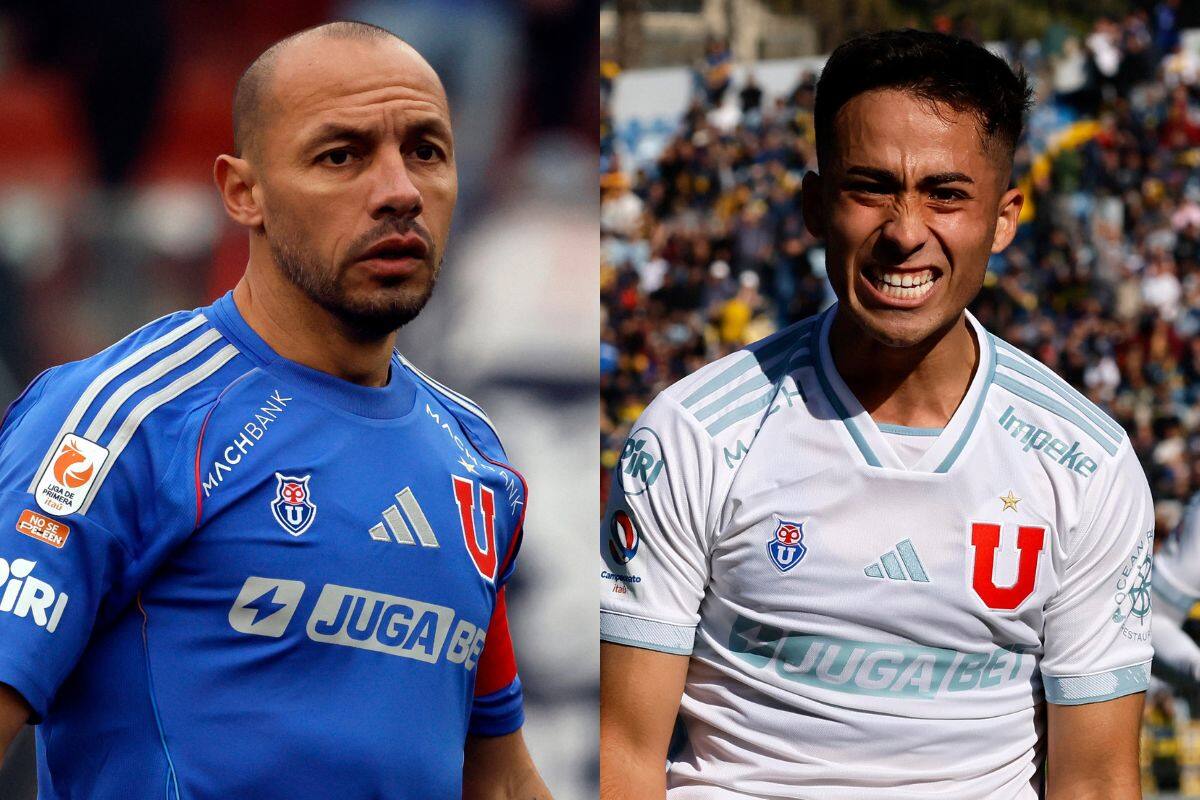 y Lucas Assadi dentro del Superclásico. Creditos: Photosports.