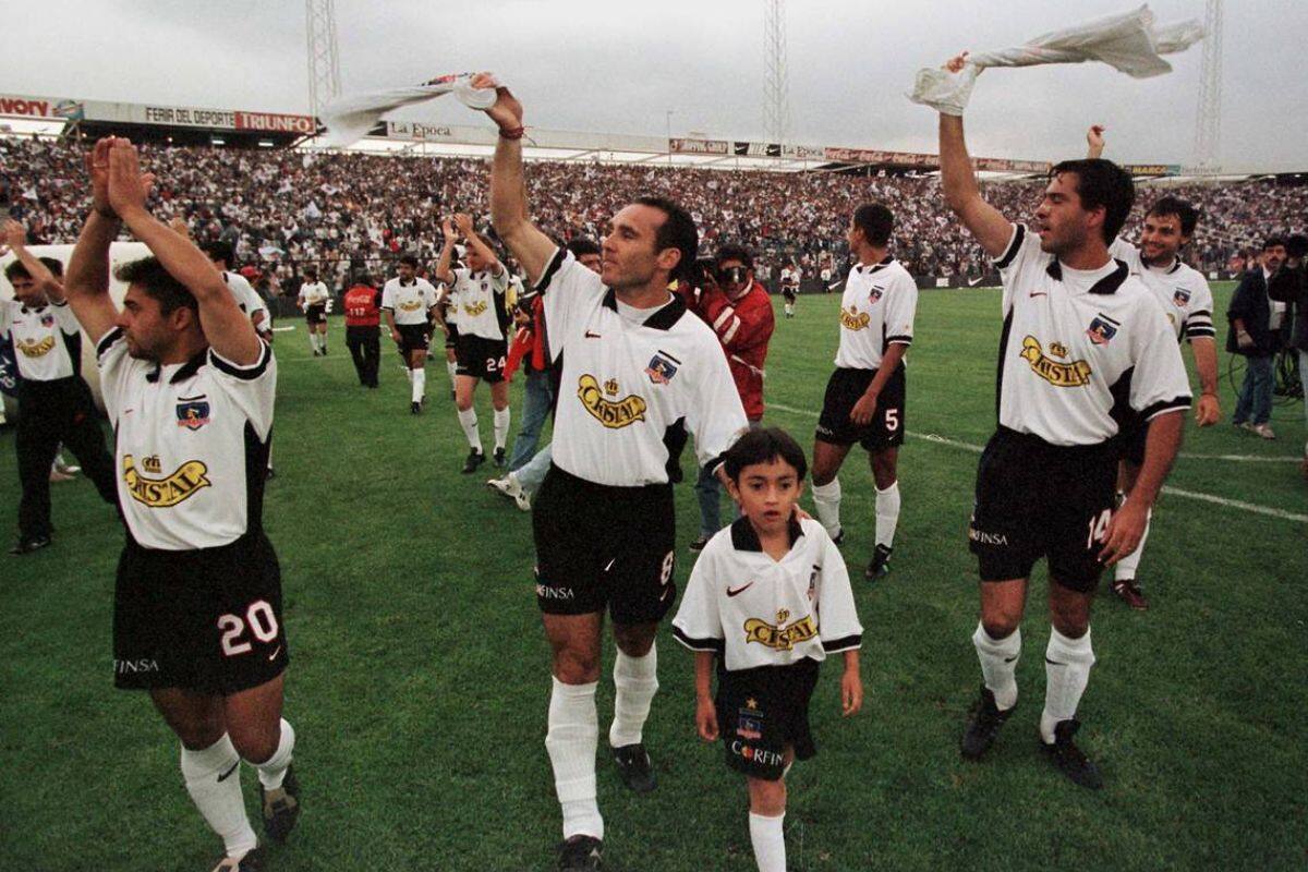 El Cabezón en su paso por Colo Colo durante la década de los 90.