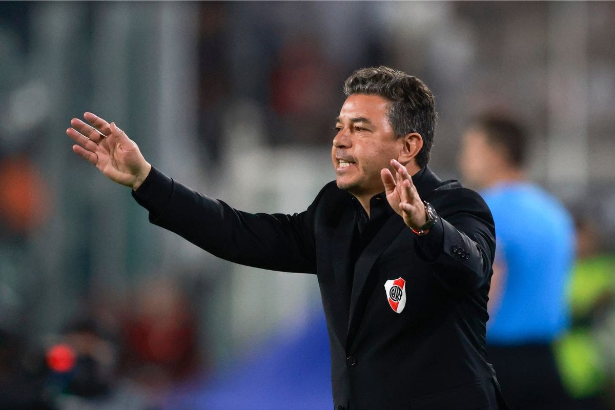 Marcelo Gallardo, entrenador de River Plate. Foto: Agencia Aton.