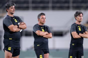 Muñeco en rebeldía: Marcelo Gallardo volvió a entrenar a Al-Ittihad