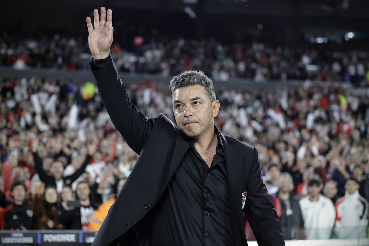 El DT en su paso por River Plate. Foto: Agencia Aton