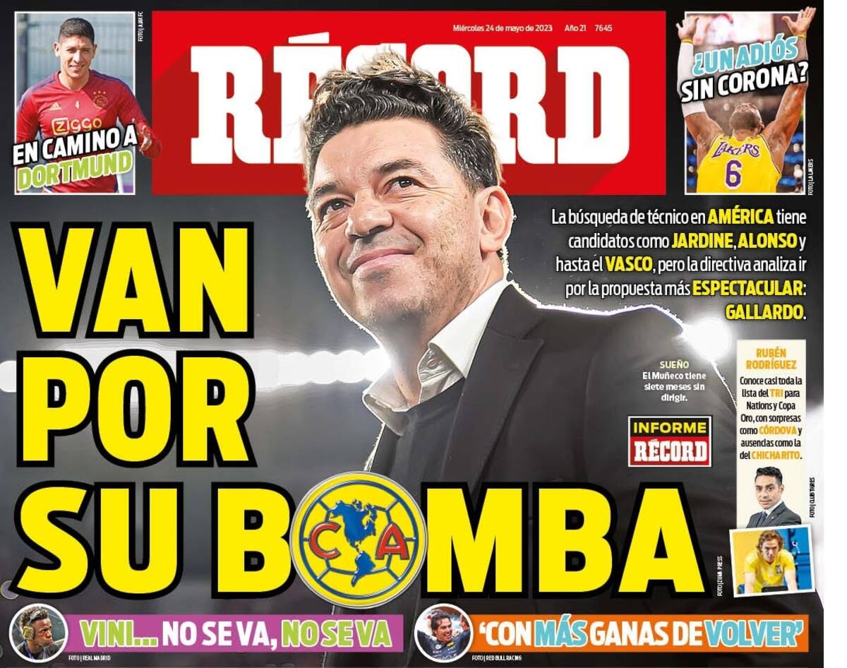 Marcelo Gallardo es portada de la prensa mexicana por el interés de América en sus servicios