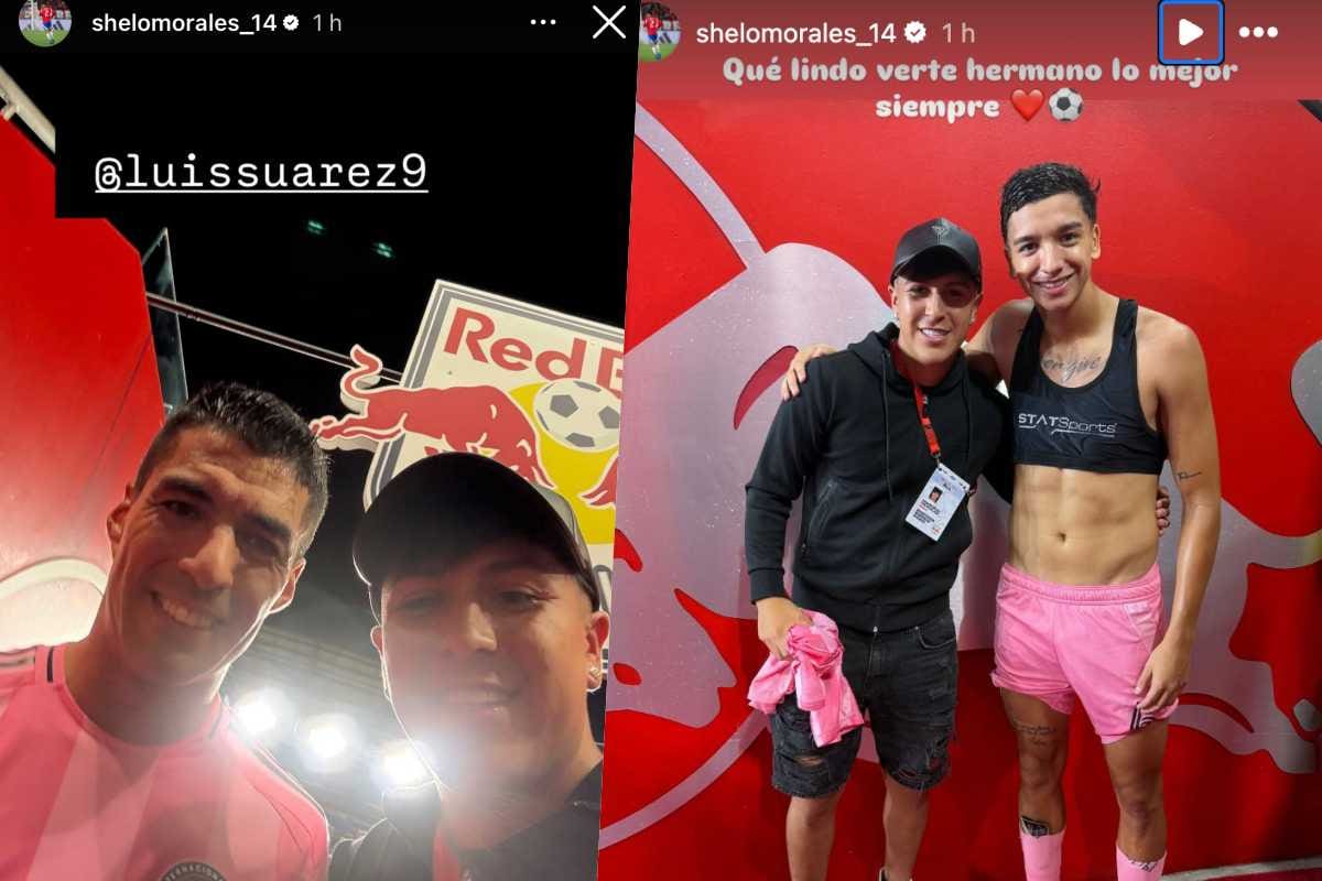 junto a Luis Suárez y Tomás Avilés post partido.