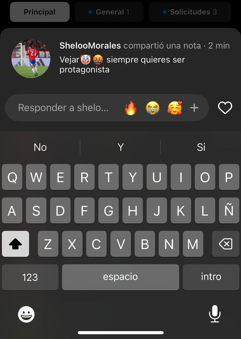 El lateral le dedicó un mensaje al árbitro Fernando Vejar