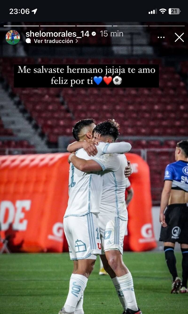 Marcelo Morales le agradeció a Nicolás Guerra por salvarlo tras error ante Huachipato