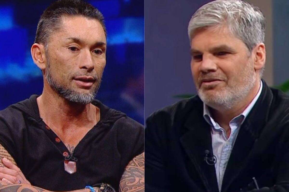 "Chino" Ríos barrió con Juan Cristóbal Guarello. Fotos: Reproducción CHV y C13.