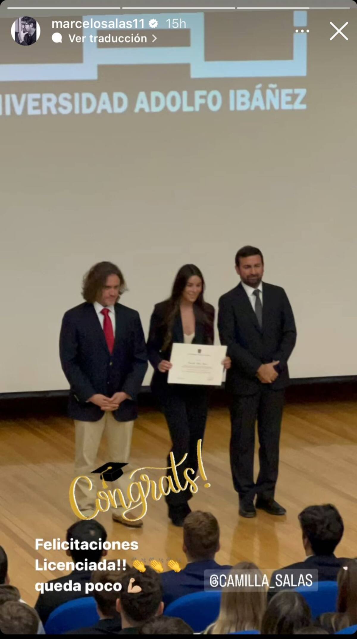 La historia de felicidad de Marcelo Salas. Créditos: @marcelosalas11