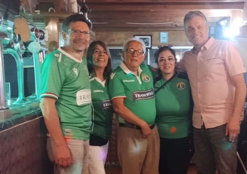 El exdefensor sigue manteniendo su amor por Audax Italiano.