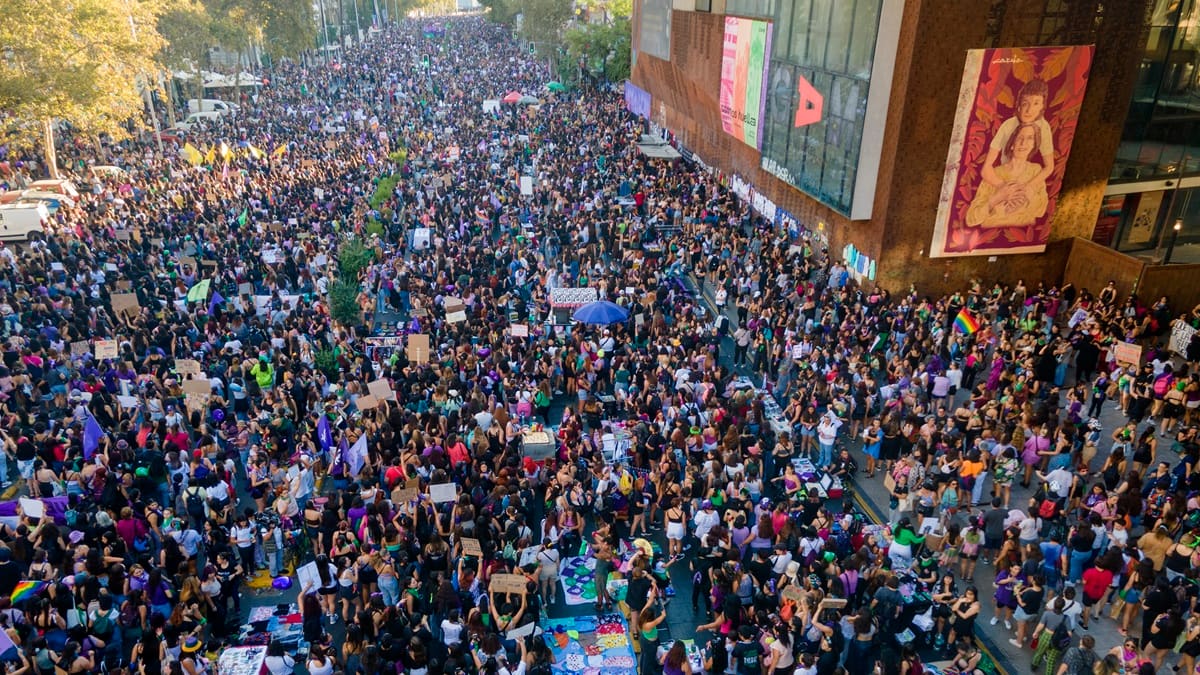 Estos son los cortes de calle en la Región Metropolitana por la marcha del 8M