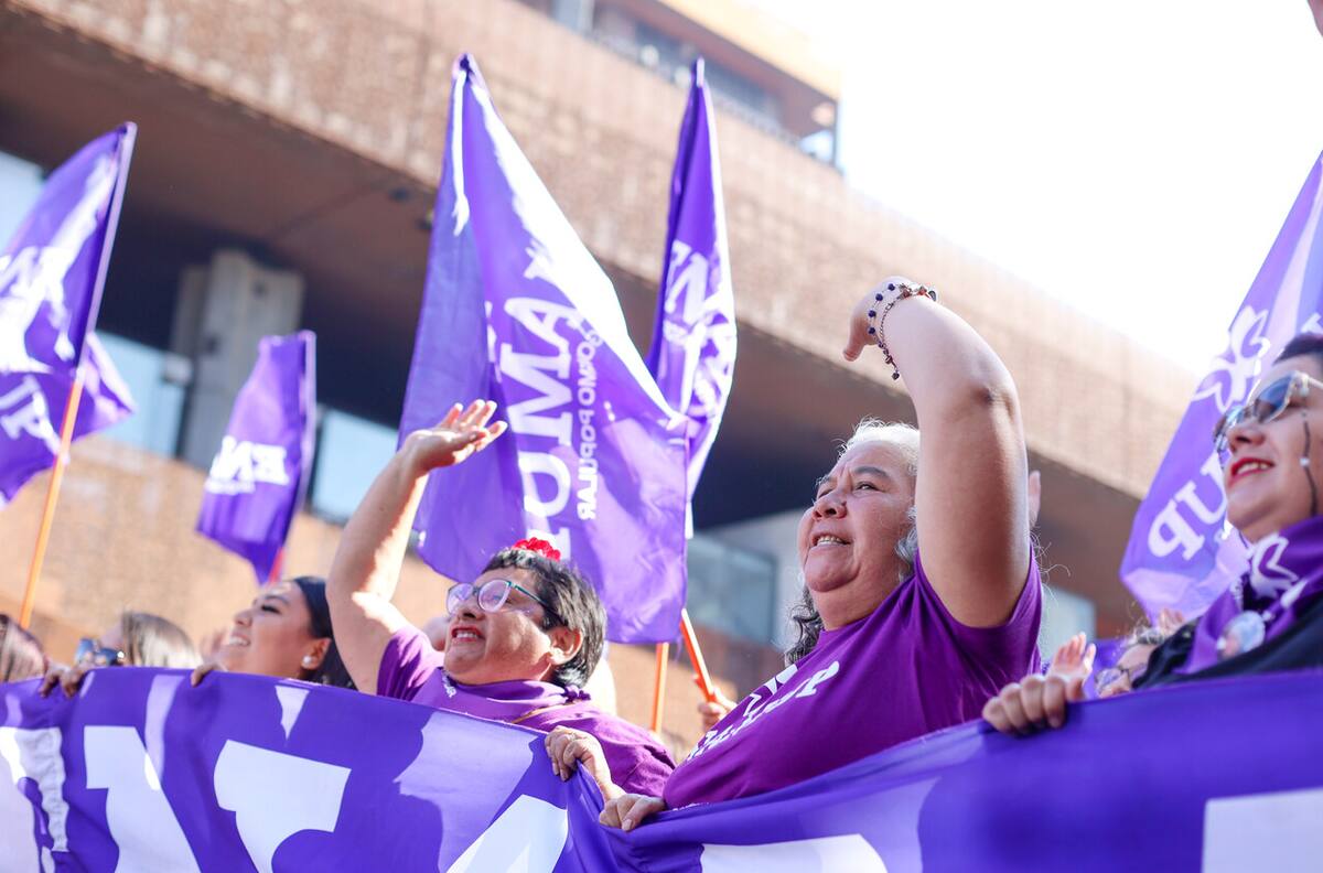 FOTOS | Marcha del 8M se tomó las calles de Santiago