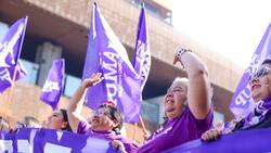 FOTOS | Marcha del 8M se tomó las calles de Santiago