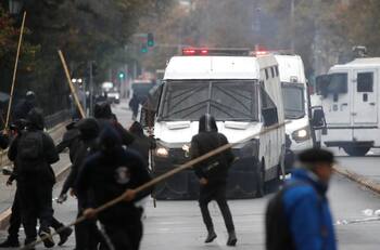 Disturbios por el Día del Trabajador dejaron 17 detenidos en la capital