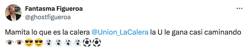 sobre el partido de la U.