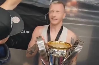 Marco Reus ganó el primer título de liga de su carrera y festejó con todo el triunfo en la MLS