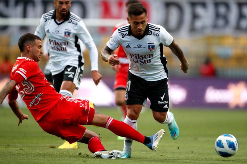 Bolados jugando por Colo Colo ante River Plate (Foto: Photosport)