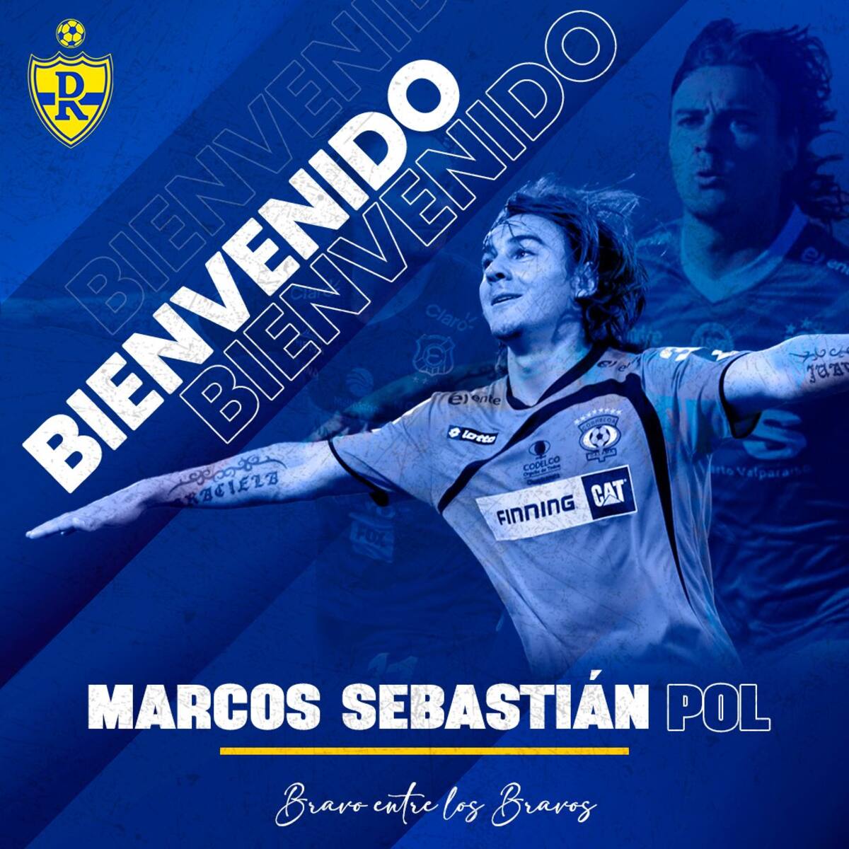 Marcos Sebastián Pol fue anunciado oficialmente como refuerzo de Deportes Rengo. Foto: Deportes Rengo.