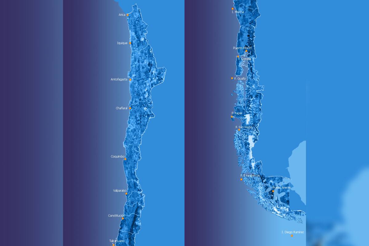 Las marejadas afectarán toda la costa del país.