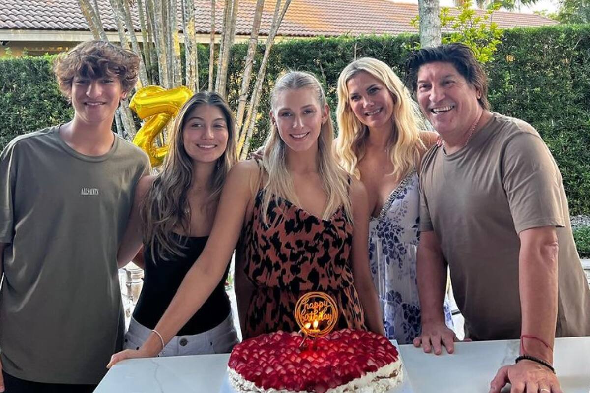 María Albero e Iván Zamorano celebraron el cumpleaños de Blu Dumay.