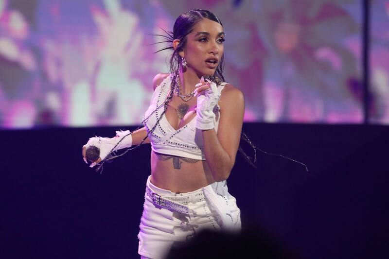 Vina del Mar, 01 de marzo de 2024.
Maria Becerra se presenta durante la ultima noche del Festival de Vina 2024.
Aton Chile