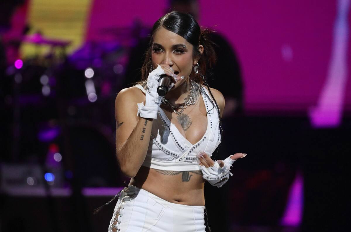 El chascarro que vivió María Becerra en el Festival de Viña 2024