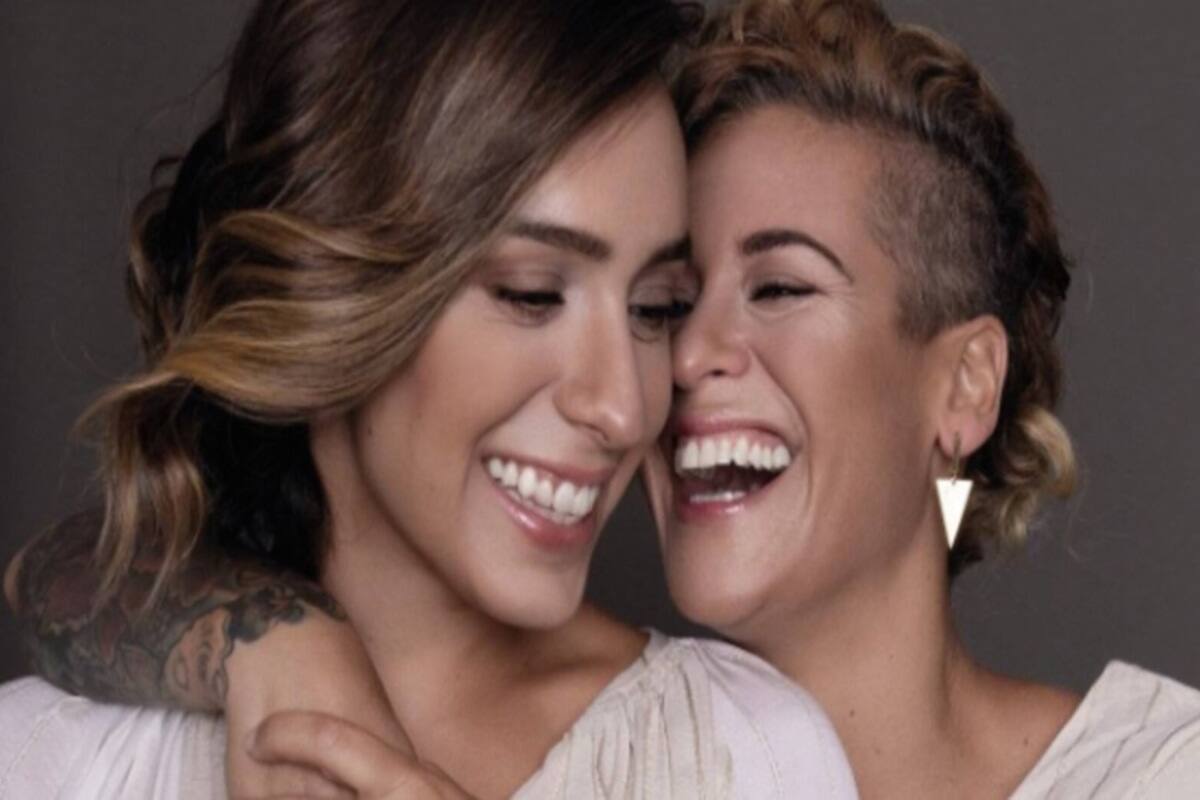 María Jimena Pereyra y Tanía García recibieron a su primer hijo. Créditos: Instagram