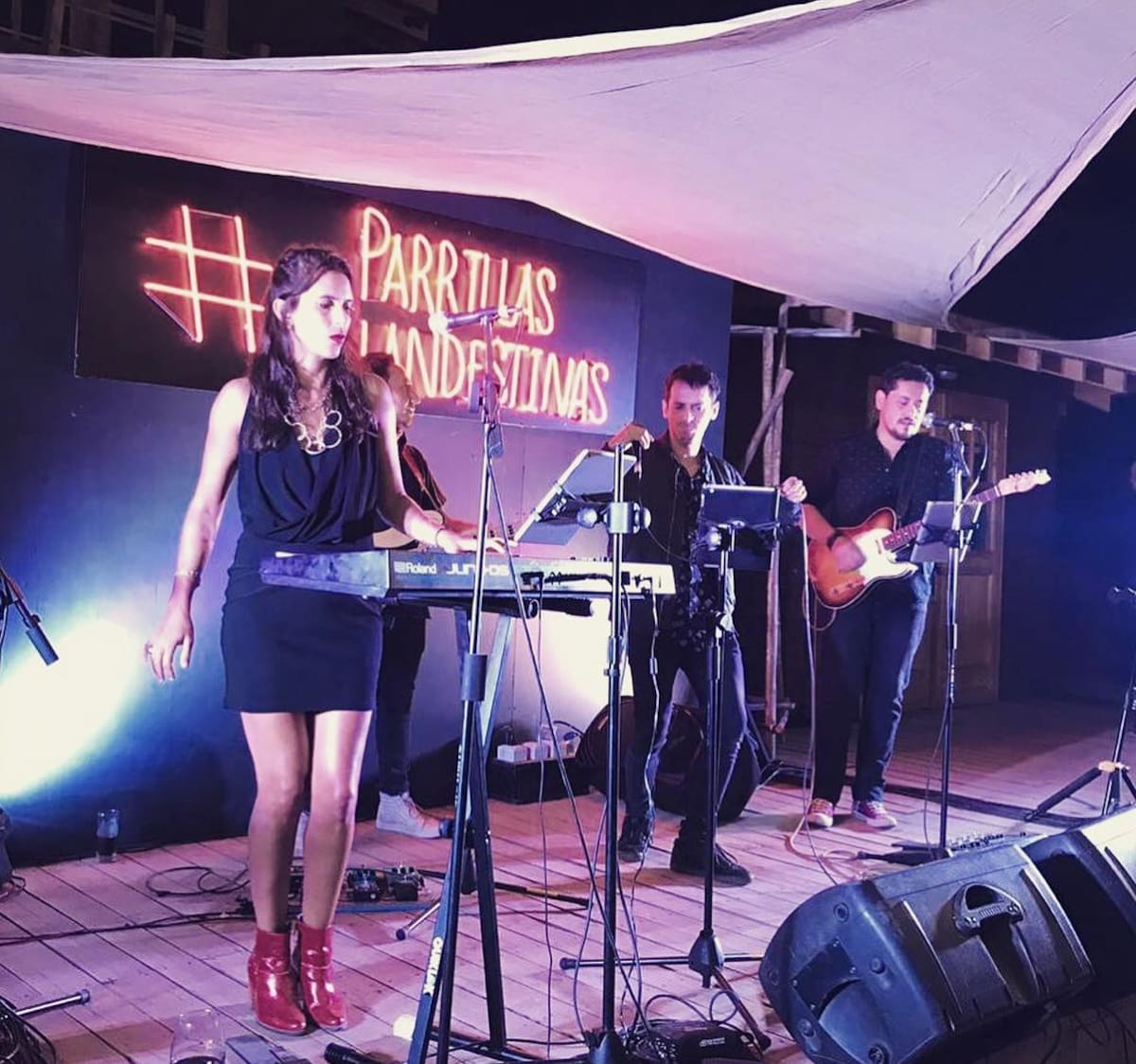 Tiene dos grupos musicales. Foto: Instagram.